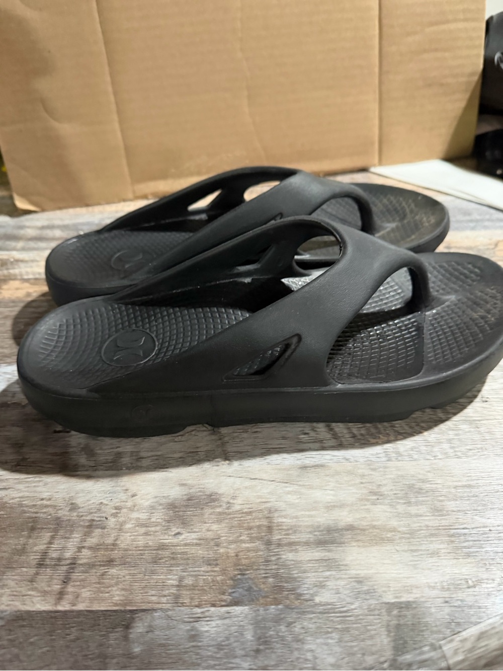 Hurley Black Women's Slide Sandals
